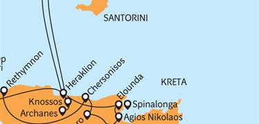 Kréta a Santorini - egejské perly