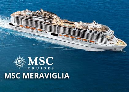 Itálie, Španělsko z Civitavecchia na lodi MSC Meraviglia