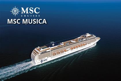 Kypr, Řecko z Lemesosu na lodi MSC Musica