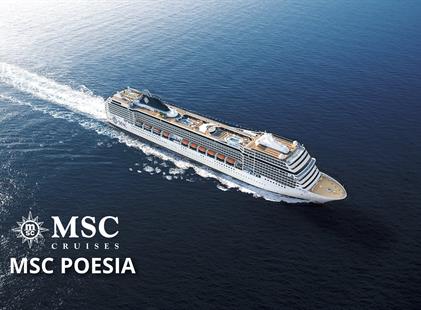 Itálie, Francie z Janova na lodi MSC Poesia