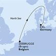 Belgie, Německo ze Zeebrugge na lodi MSC Euribia 
