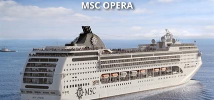 Itálie, Řecko z Monfalcone na lodi MSC Opera