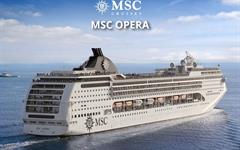 Itálie, Řecko z Bari na lodi MSC Opera