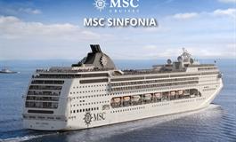 Itálie, Černá Hora, Řecko z Bari na lodi MSC Sinfonia