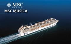 Itálie, Řecko z Monfalcone na lodi MSC Musica
