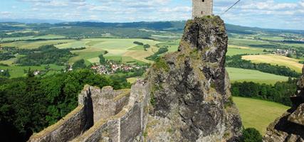 Zámek Hrubý Rohozec, vrchol Kozákov, hrad Rotštejn, Klokočské skály