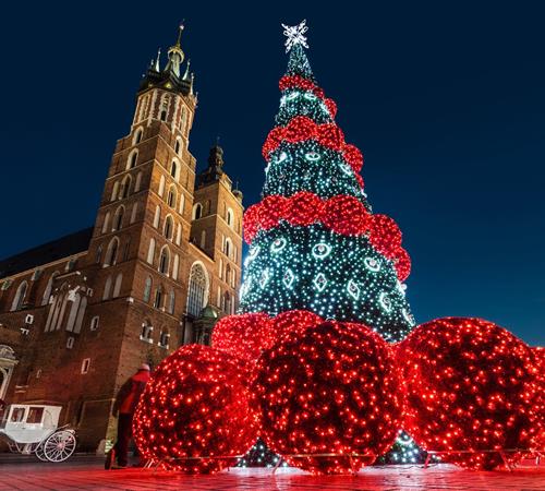 Advent v Krakově z Moravy